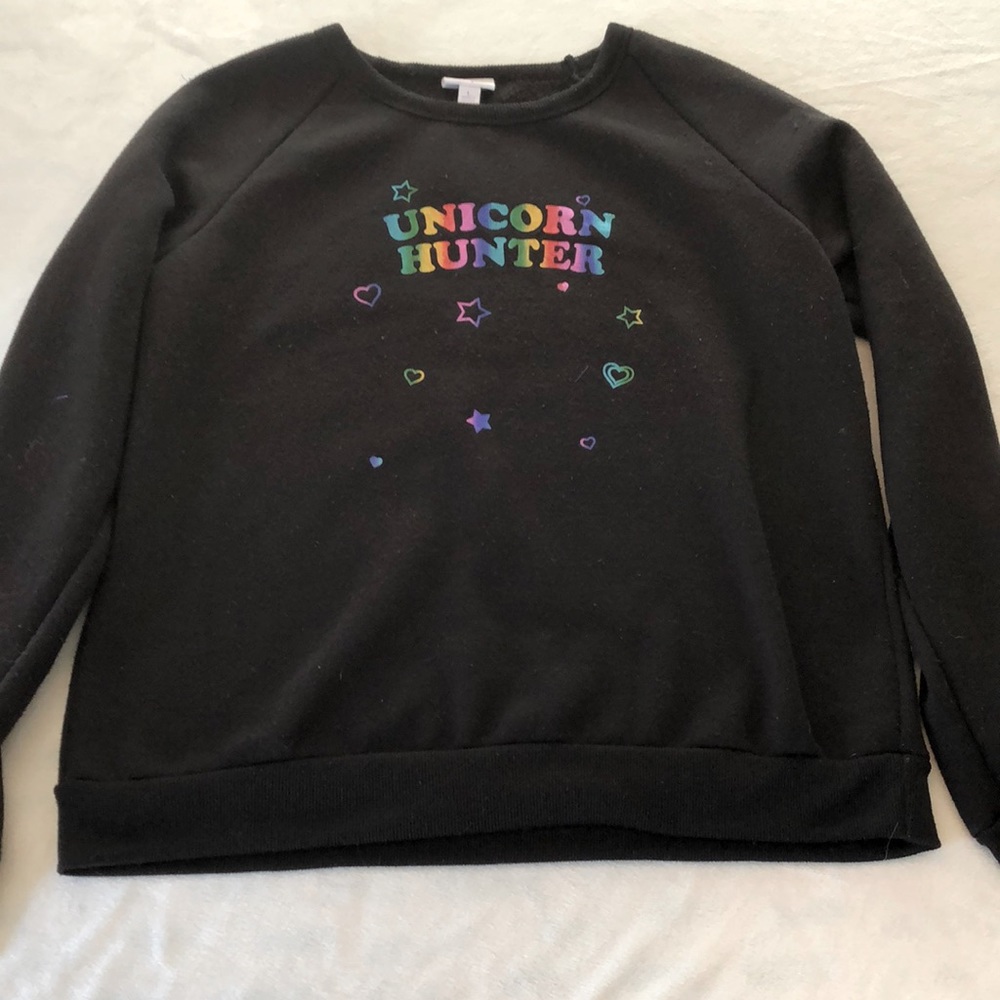 🌻LAST CHANCE🌻LuLaRoe Unicorn 🦄 Hunter Sweatshirt